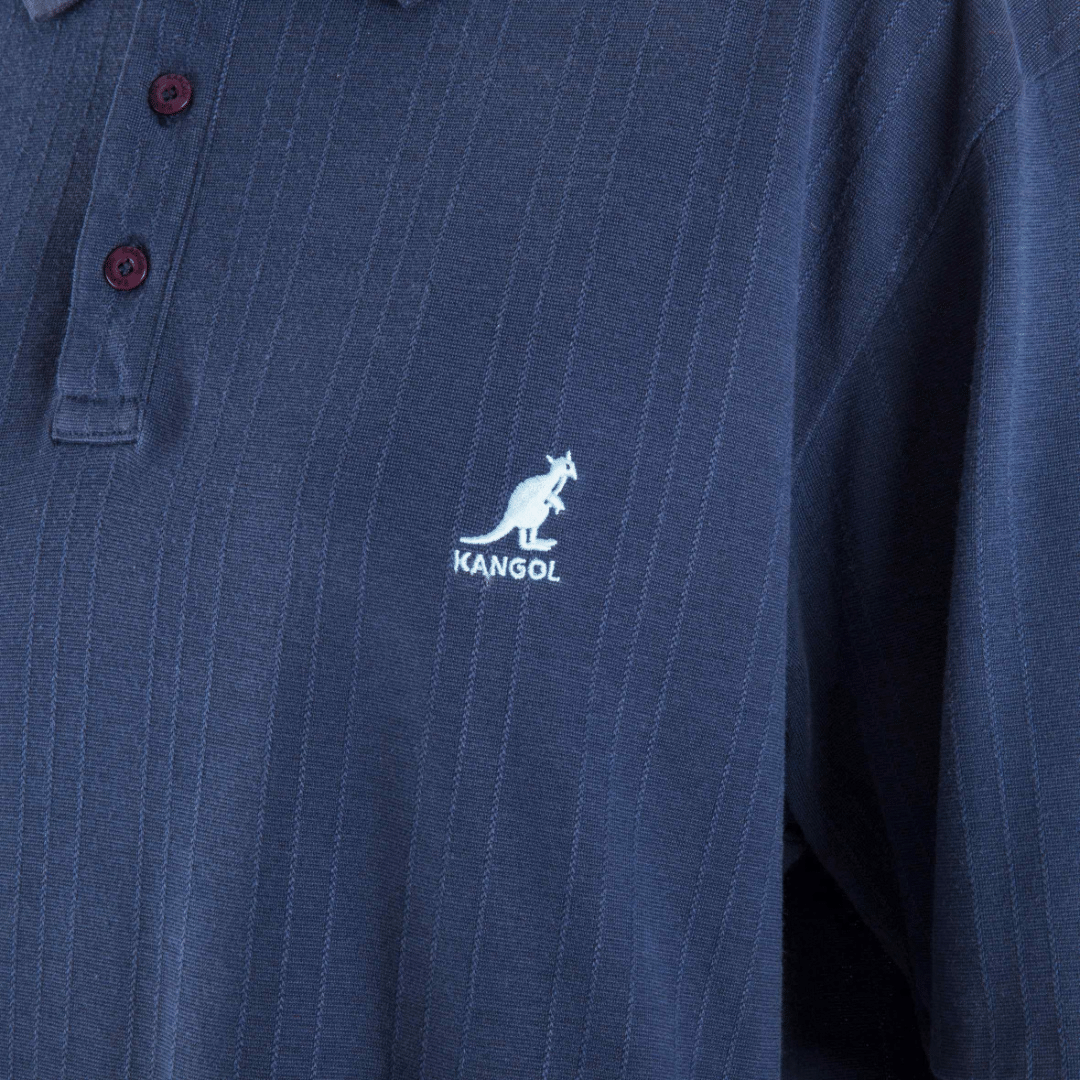 Kangol polo shirt with embroidered logo - L