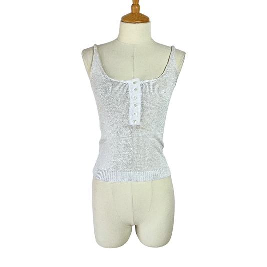 White Morgan de Toi knitted top - S