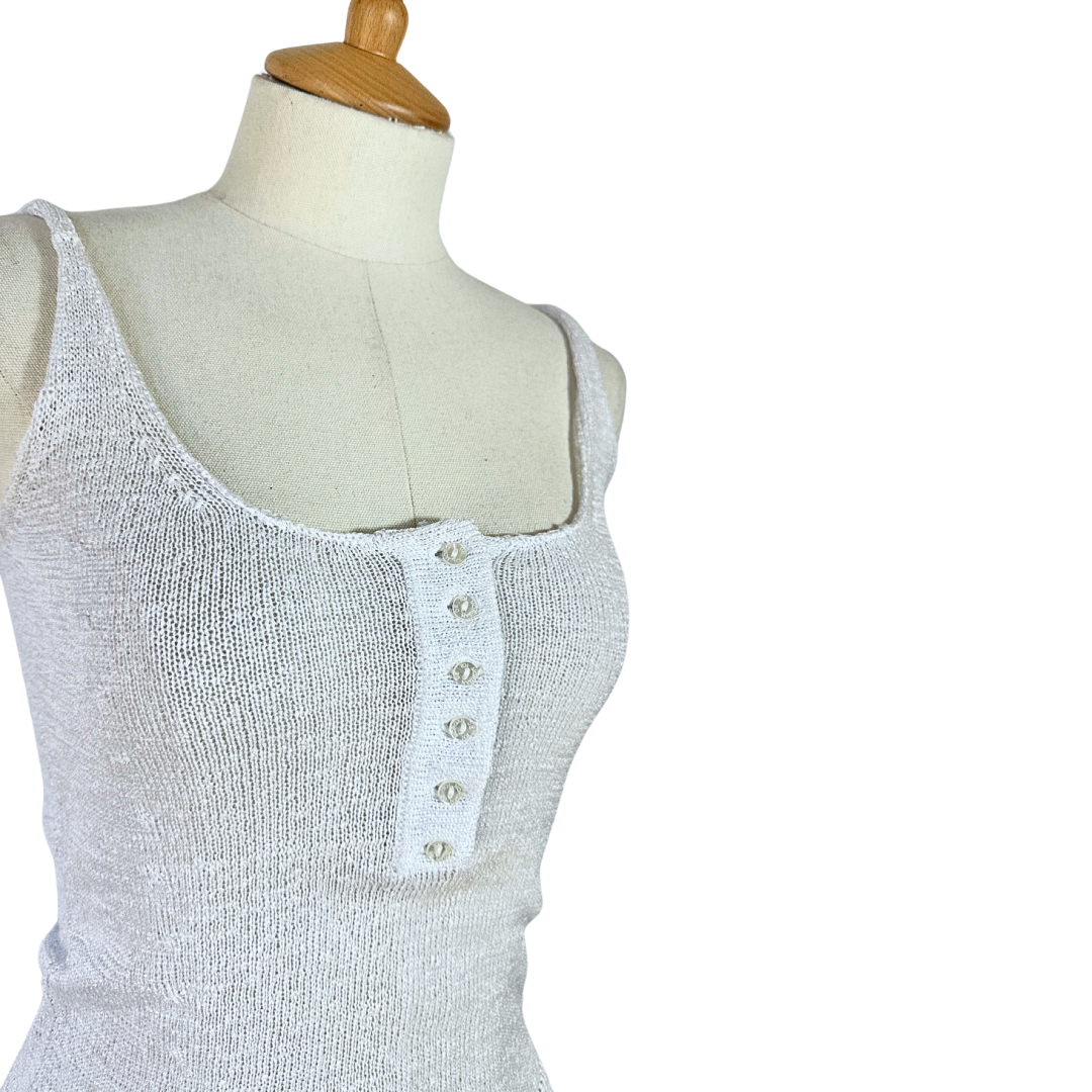 White Morgan de Toi knitted top - S