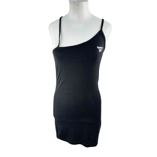 Reebok fitted dress with asymmetrical neckline - S