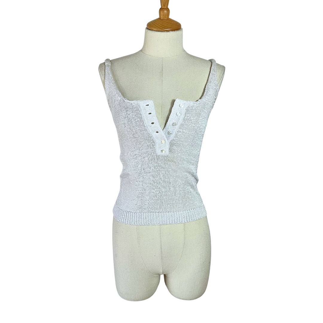 White Morgan de Toi knitted top - S