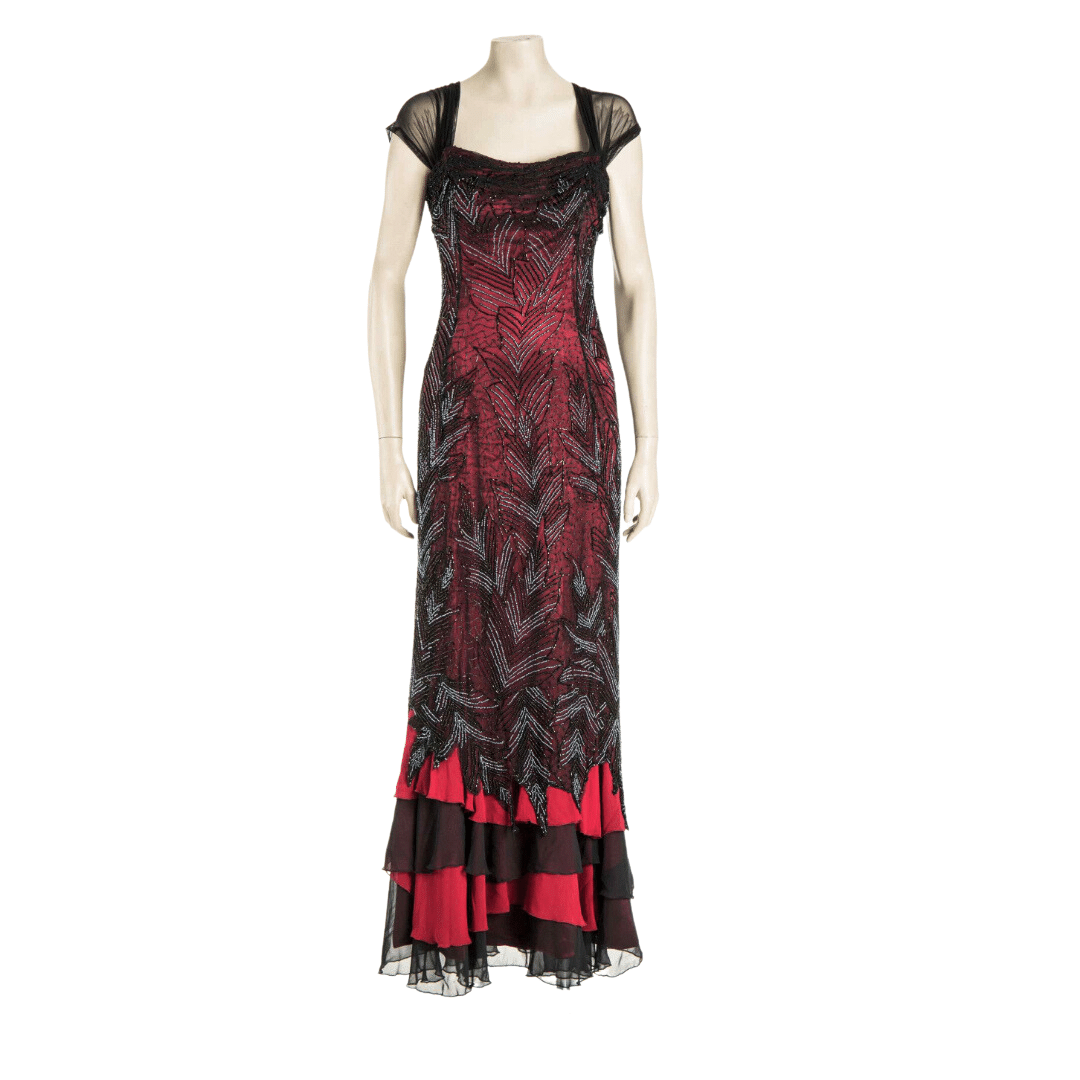 Chereen Anderson Haute Couture beaded maxi dress - S (Free Delivery)