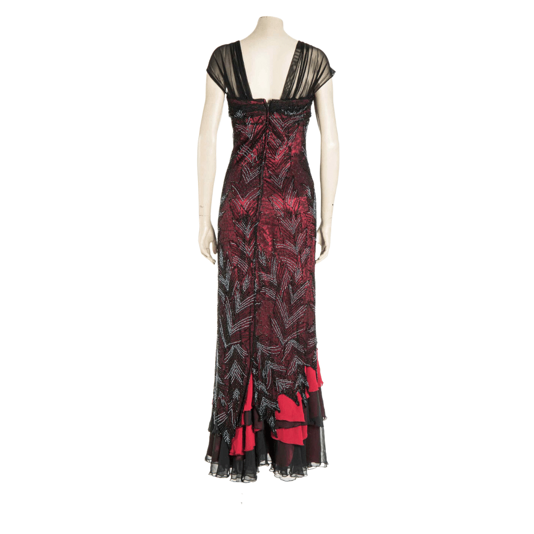 Chereen Anderson Haute Couture beaded maxi dress - S (Free Delivery)