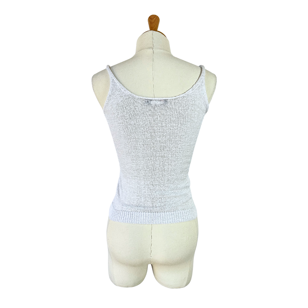 White Morgan de Toi knitted top - S