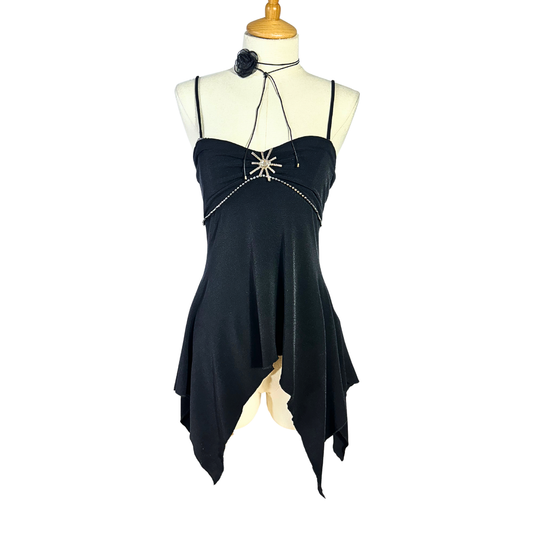 Y2K spaghetti strap top - S