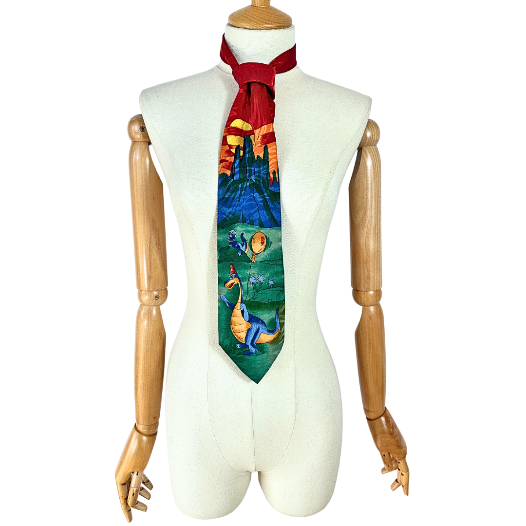 90s Jurassic Park dinosaur necktie