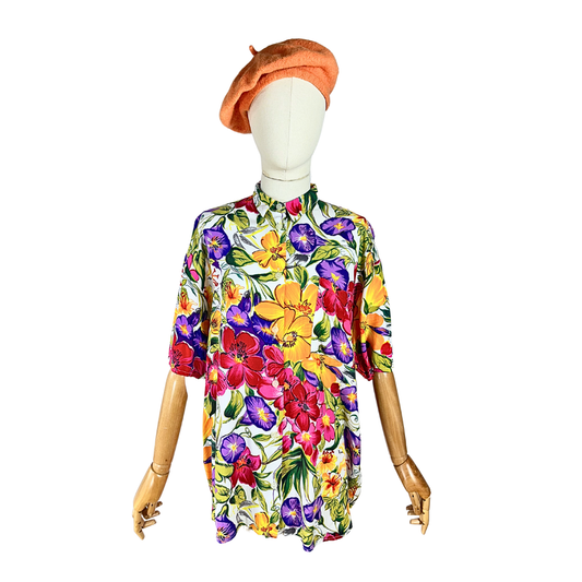 Vintage floral shirt - L
