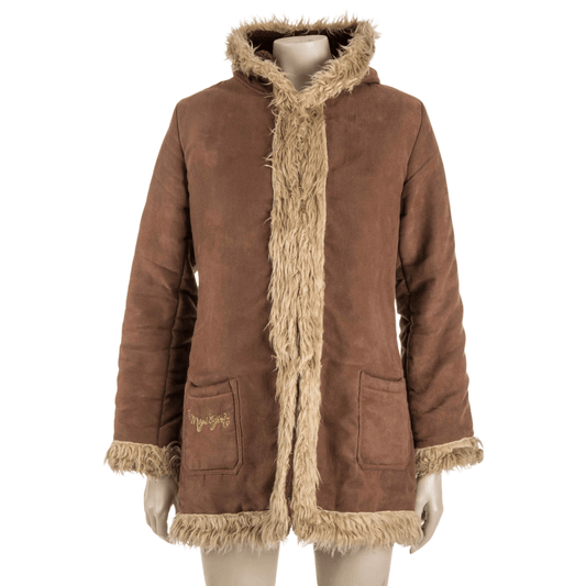 Hooded sherpa Afghan coat - S (Free Delivery)