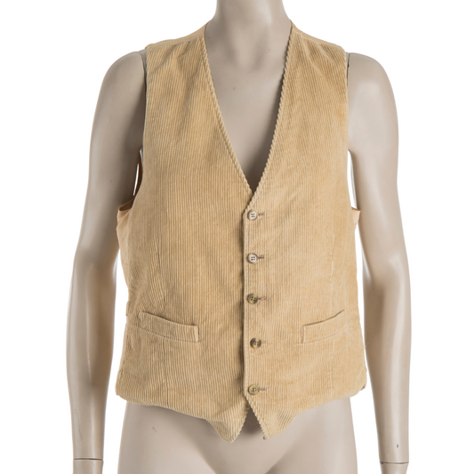 Corduroy button down waistcoat - S/M