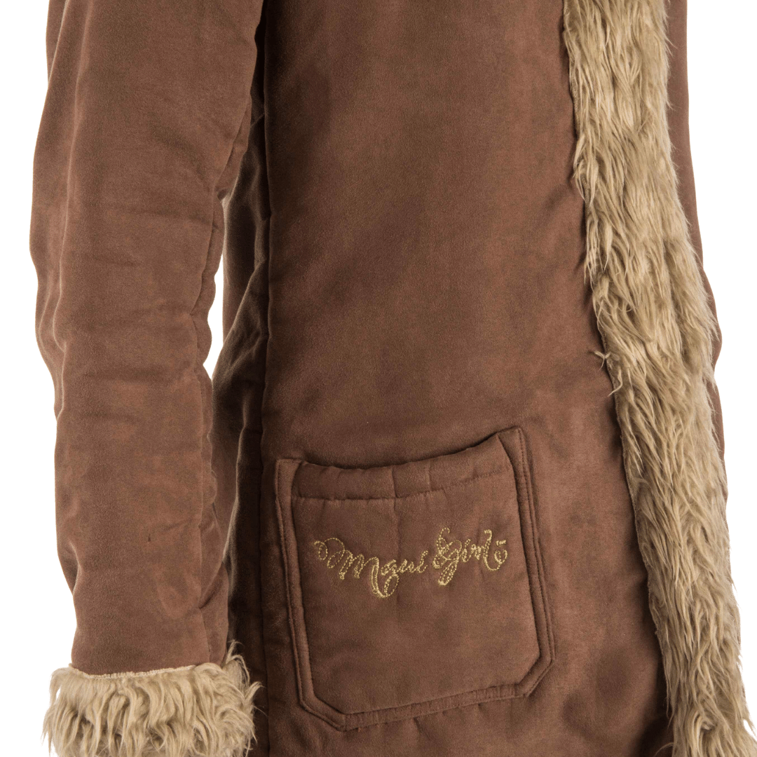 Hooded sherpa Afghan coat - S (Free Delivery)