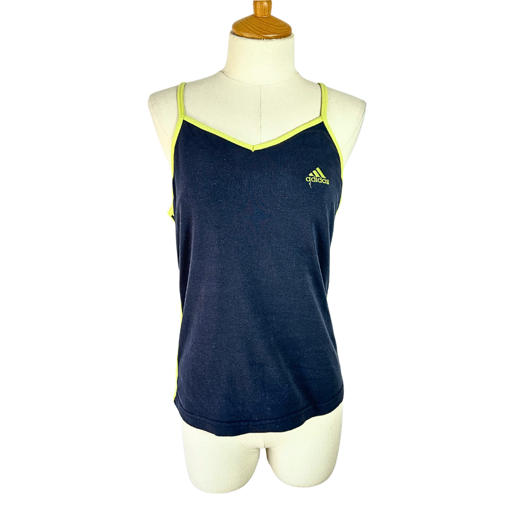 Adidas spaghetti strap athleisure top - L