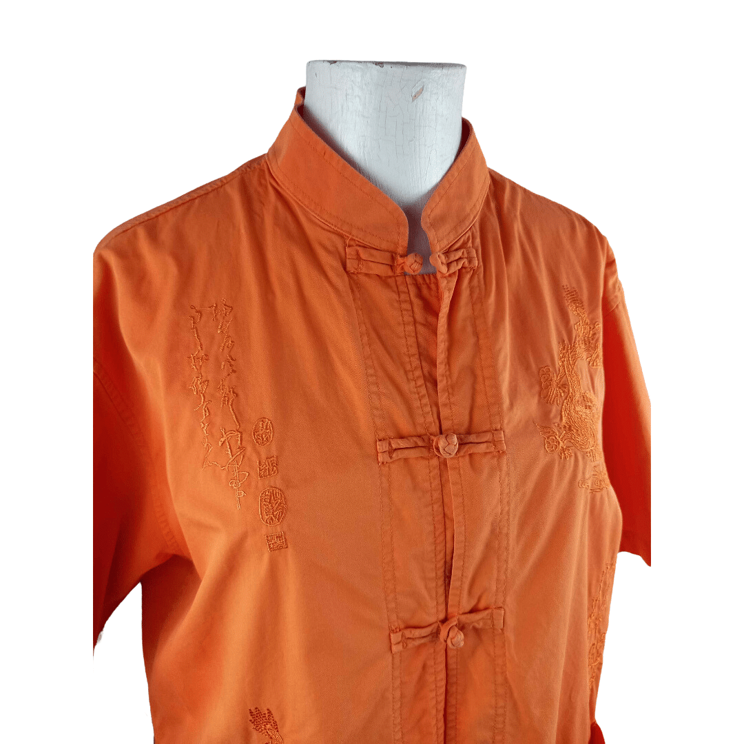 Oriental shortsleeve shirt - L