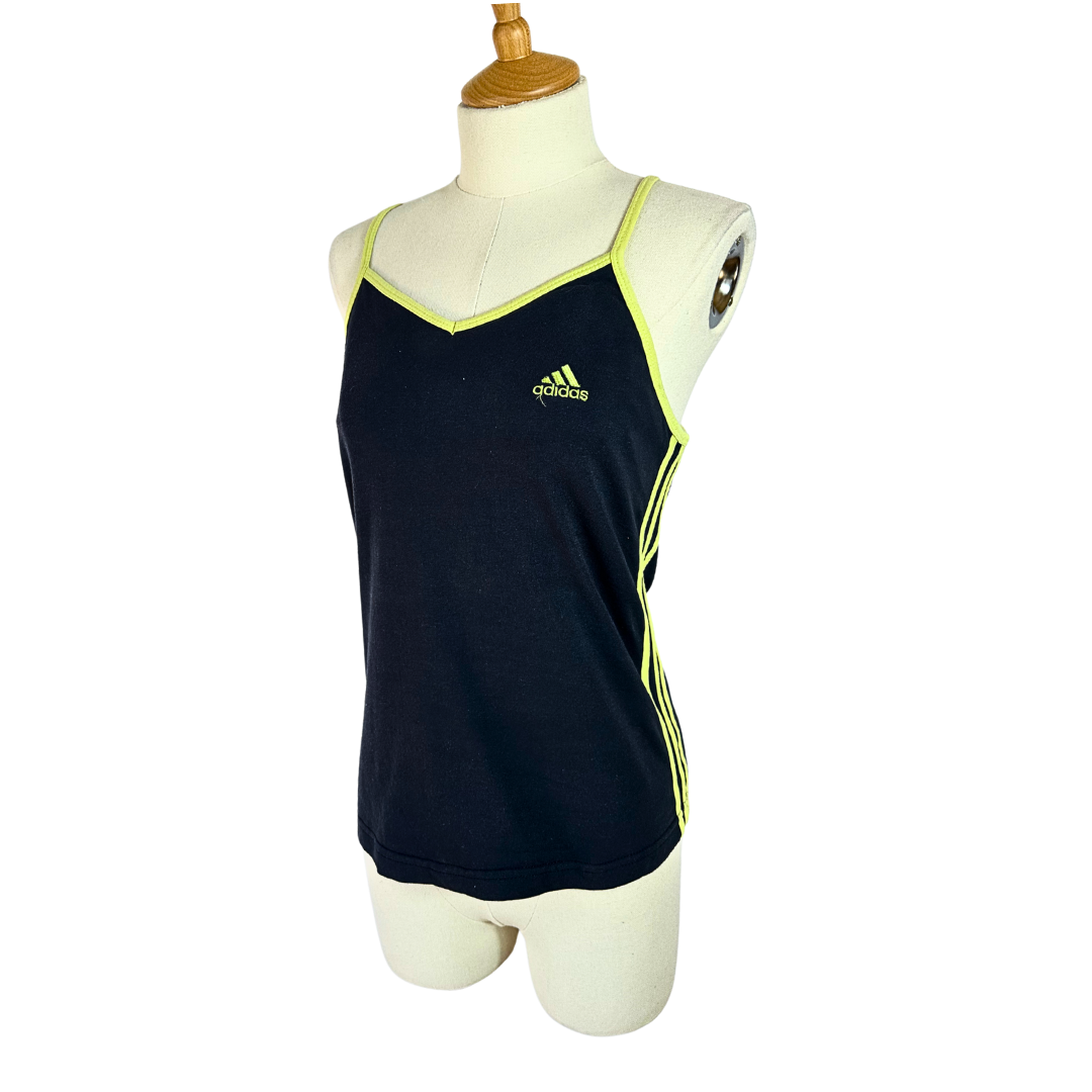 Adidas spaghetti strap athleisure top - L