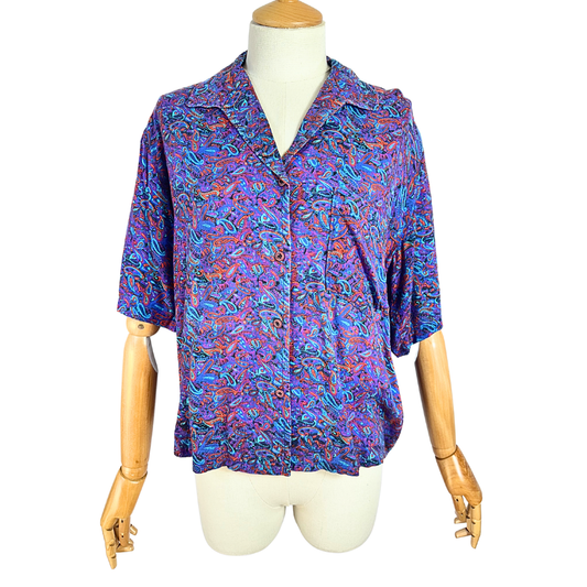 Vintage paisley shirt - M