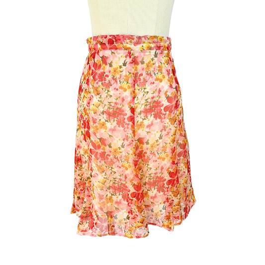 Vintage floral skirt - S