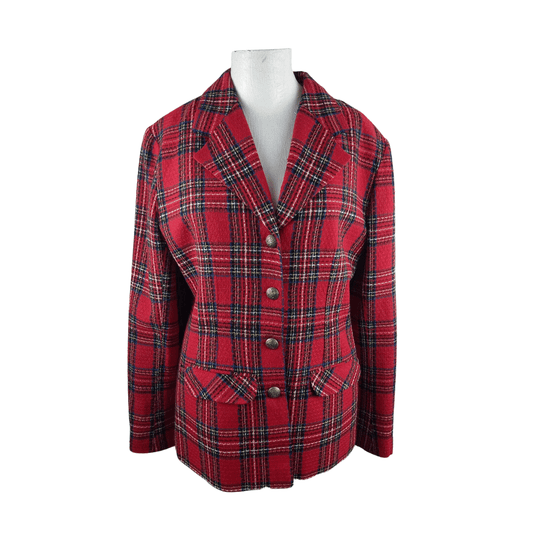 Vintage checkered blazer - M/L