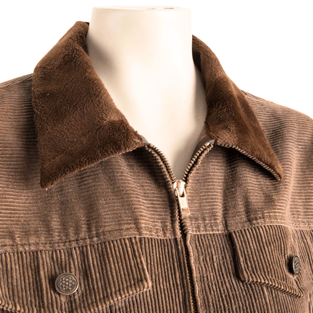 Corduroy zipped-up jacket/shirt - M