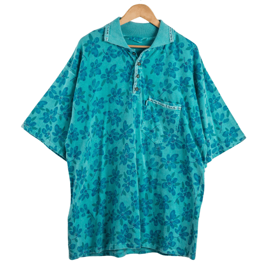 Floral polo shirt - 2XL