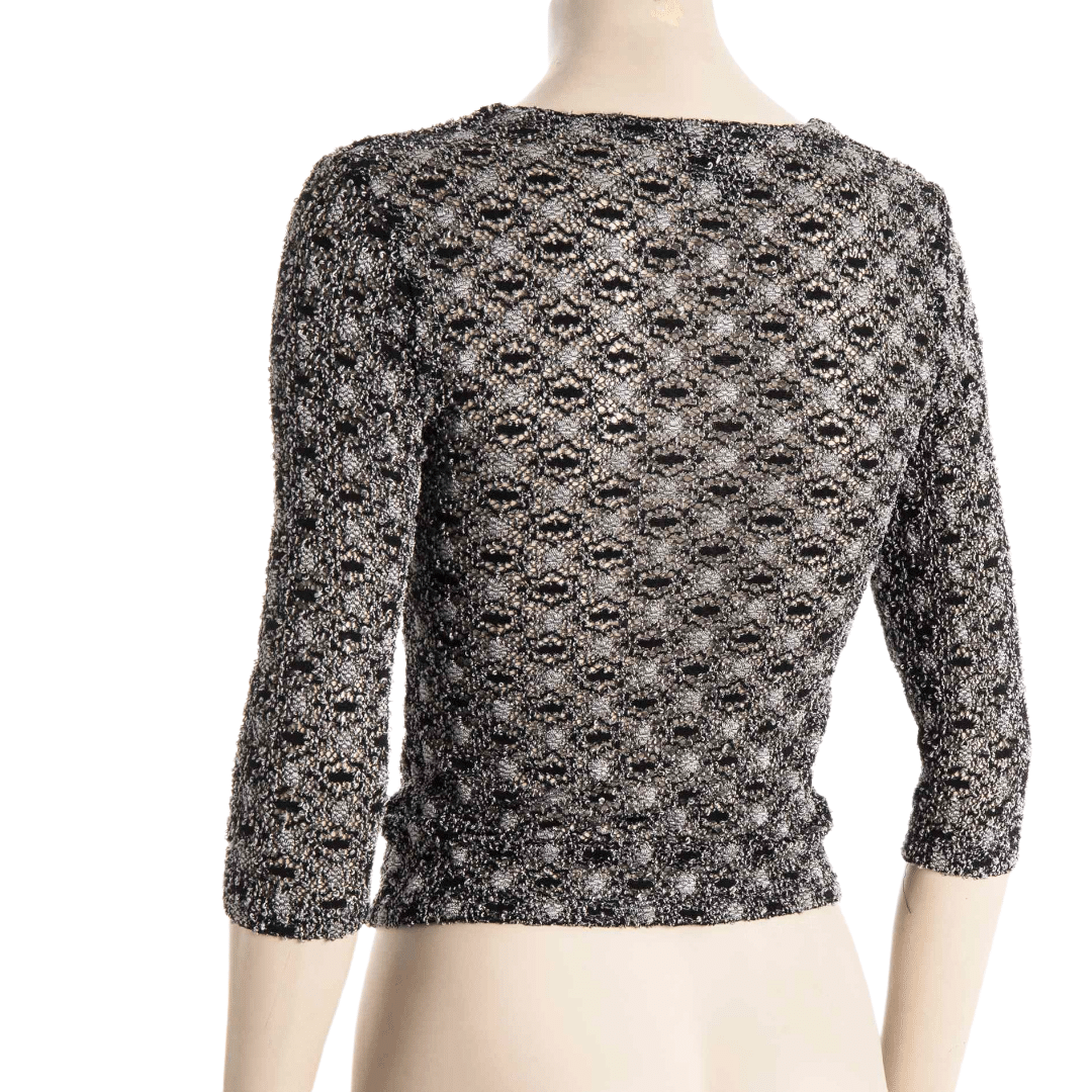 Textured knitted top- S