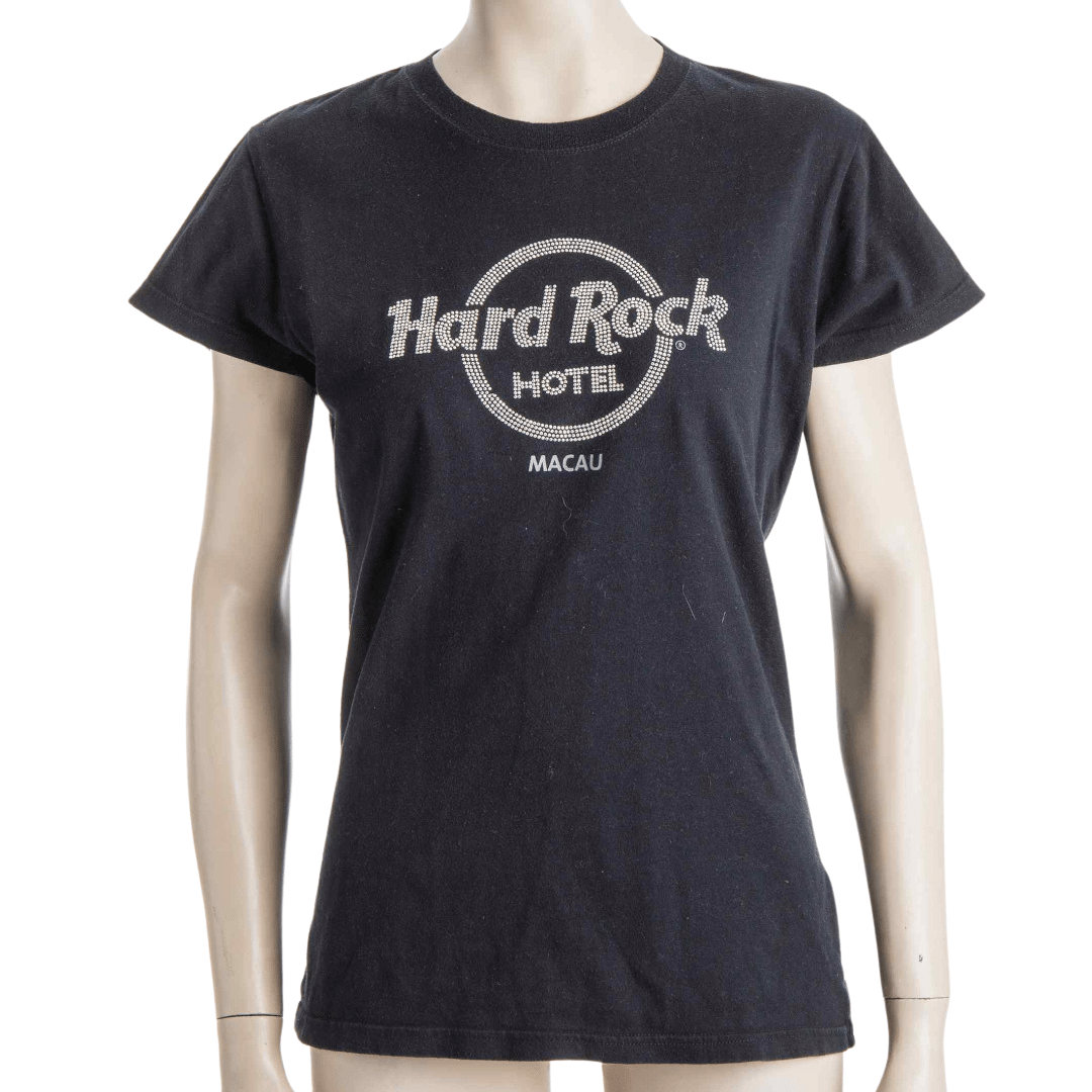 Hard Rock Hotel Macau embellished shortsleeve t-shirt - M