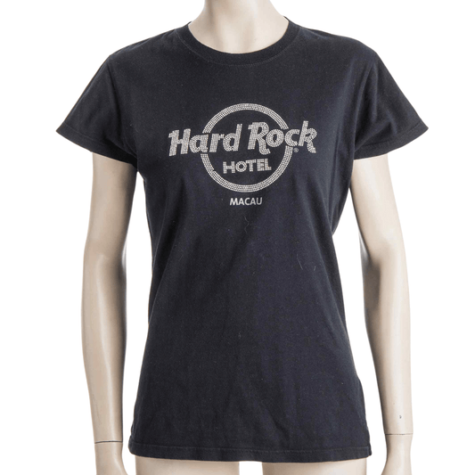 Hard Rock Hotel Macau embellished shortsleeve tshirt - M
