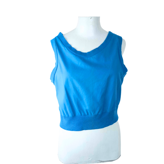 80s cropped tank top - M