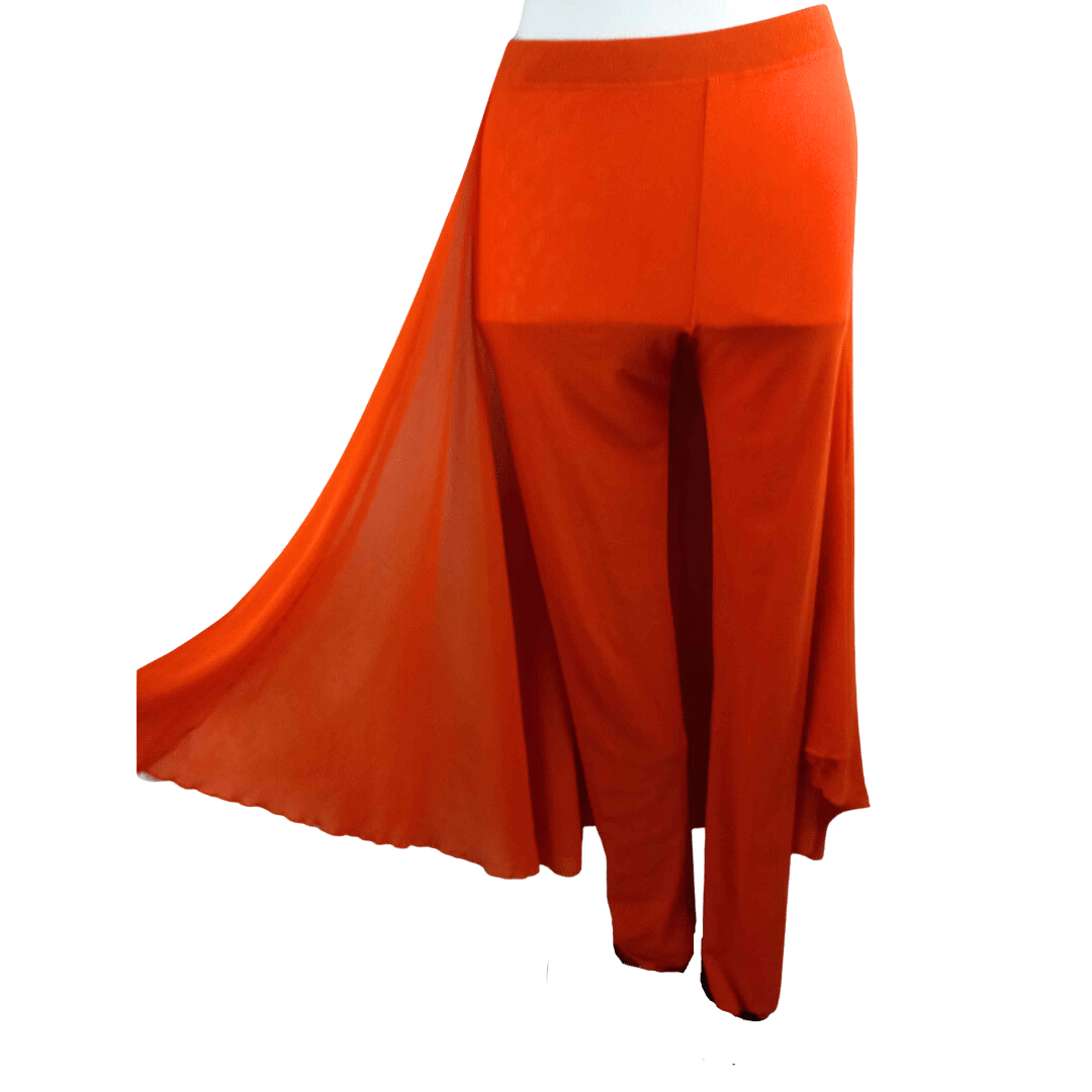 Rare Jean Paul Gaultier mesh pants with skirt train S Free