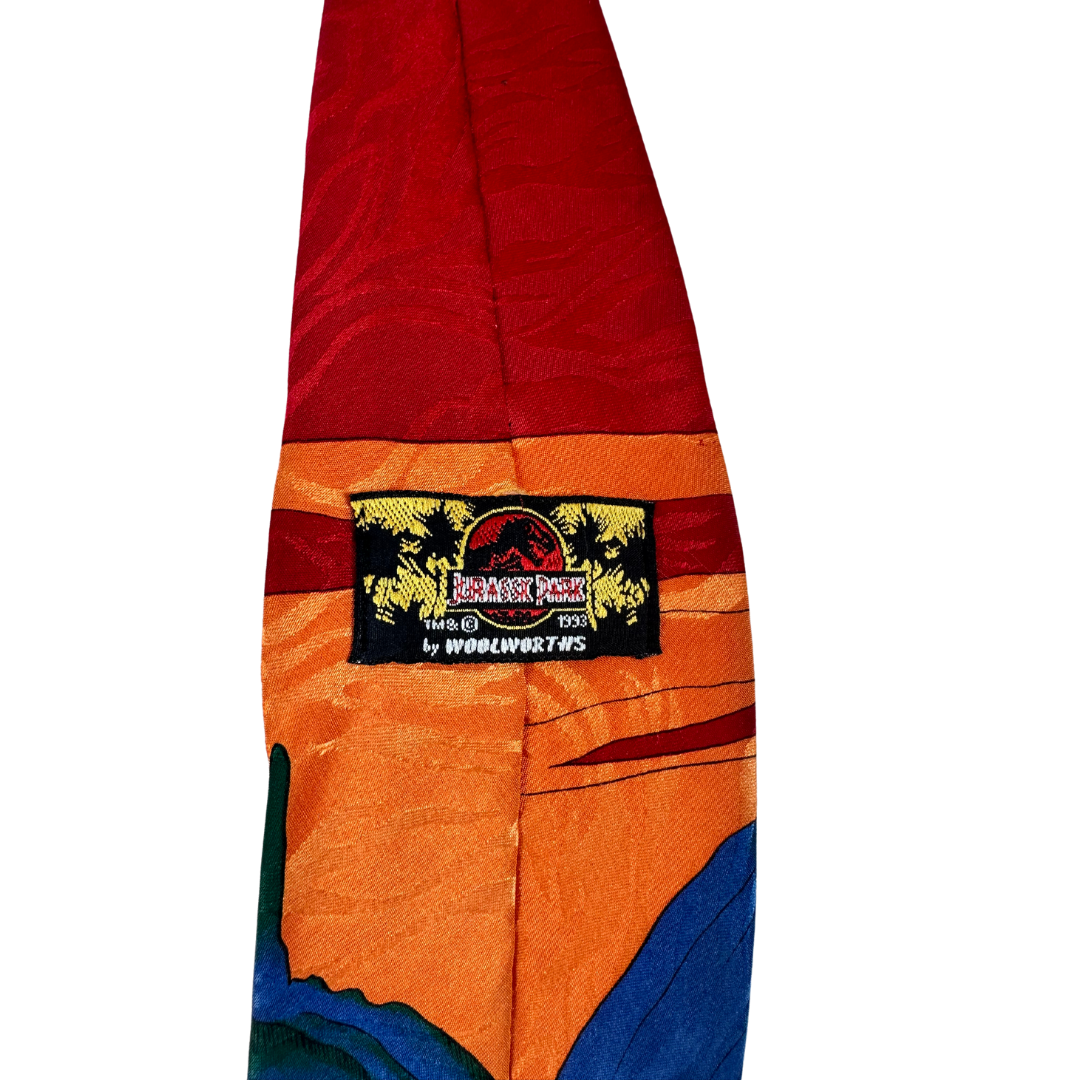 90s Jurassic Park dinosaur necktie