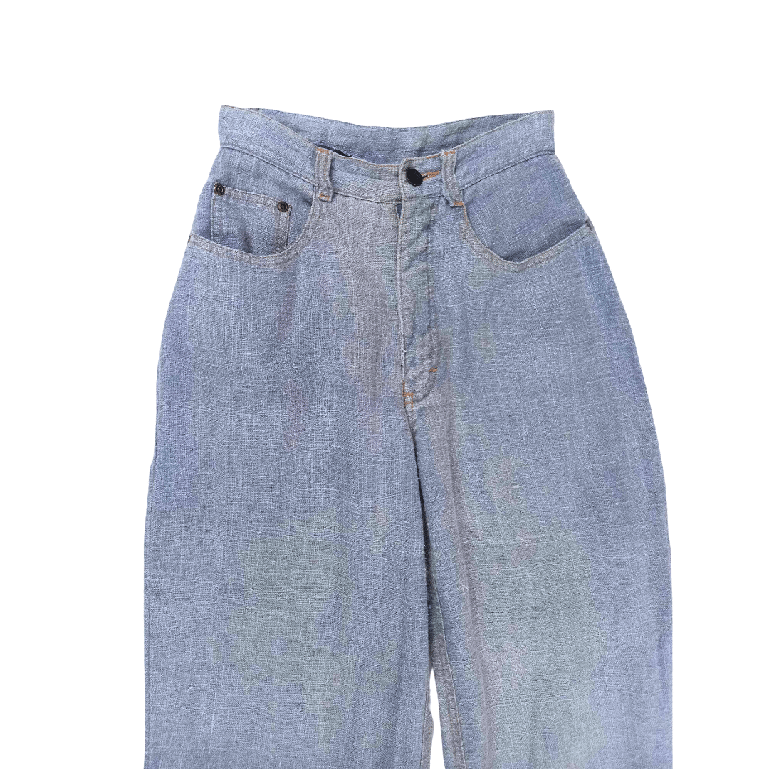 High-waisted textured pants - XS/S