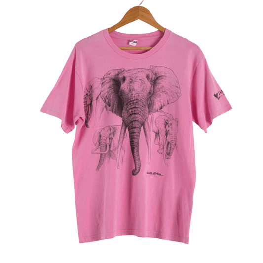 South African elephant shortsleeve t-shirt - M/L