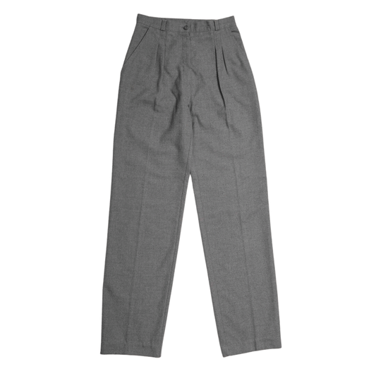 Classic grey high-waisted pants - XS/S