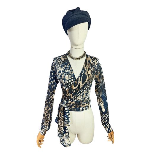 Snake print multiwear wrap - S