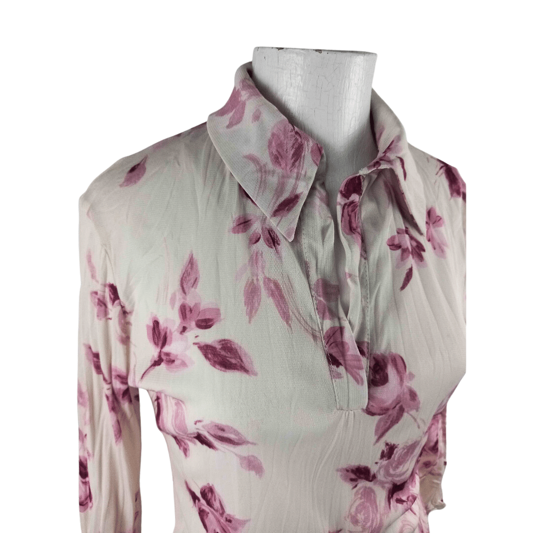 Floral Three-Quarter Shirt