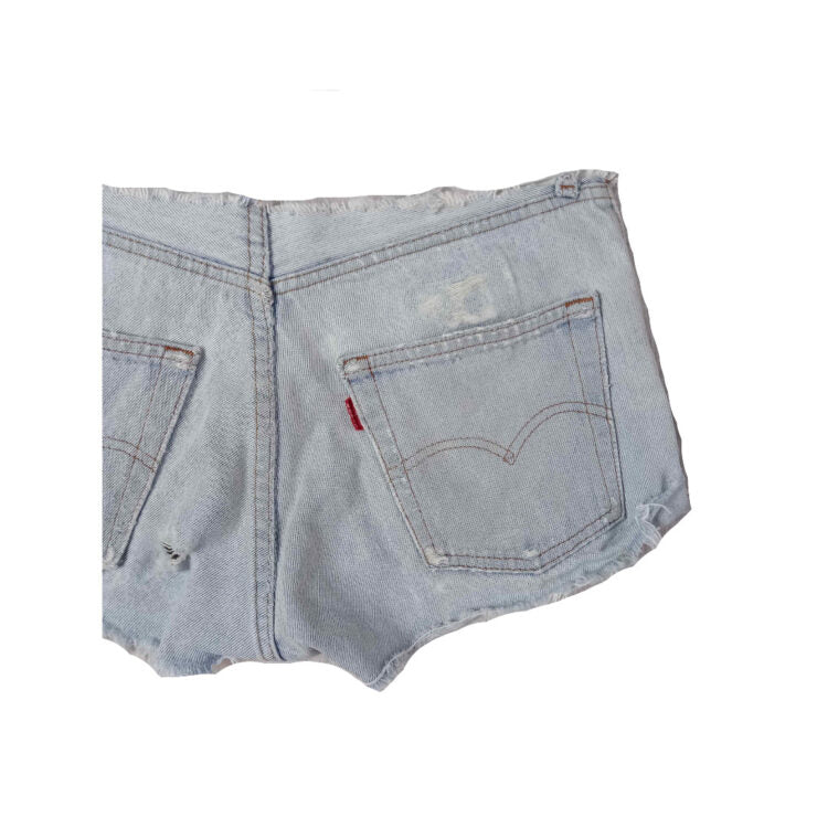 Levis reworked and distressed short- M