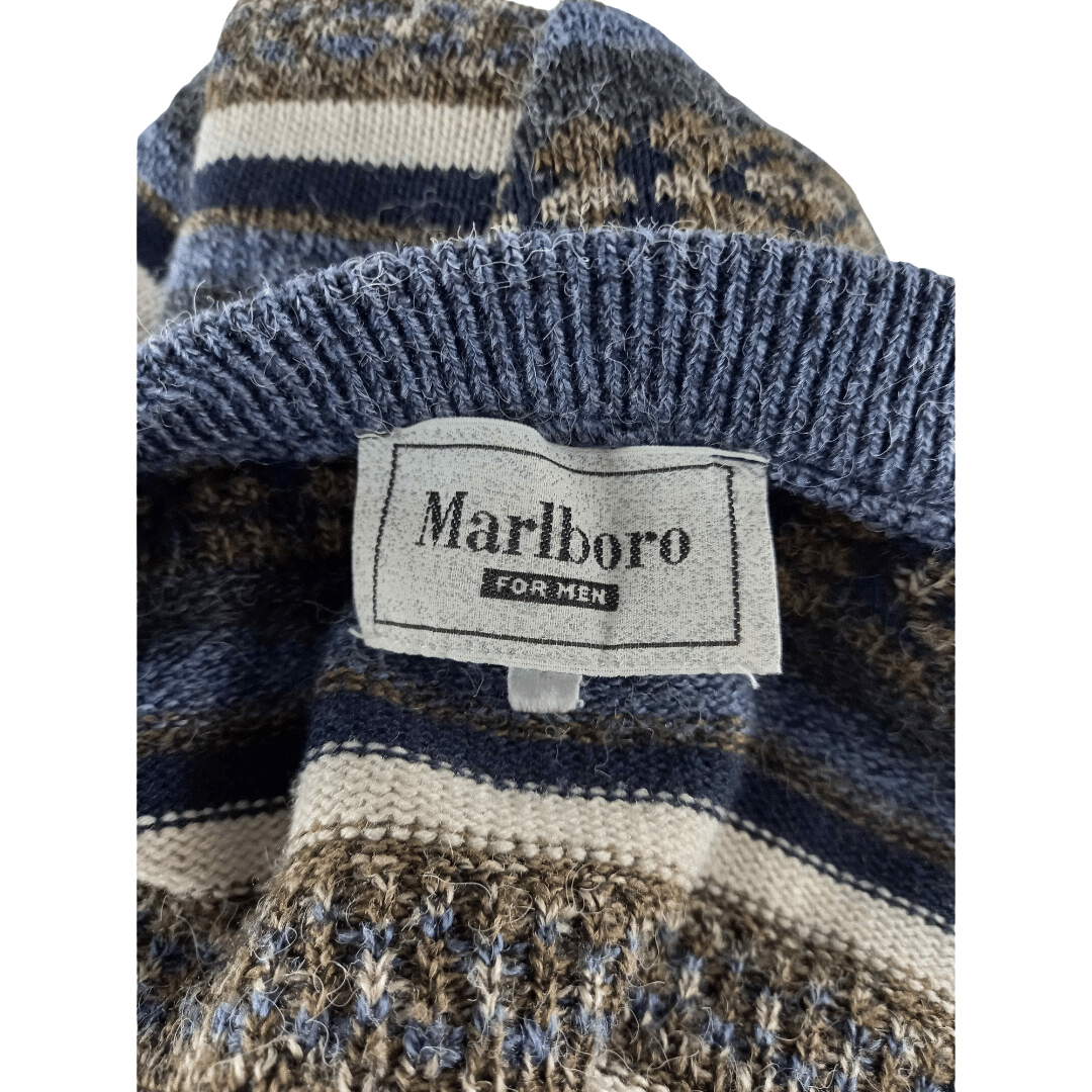 Marlboro knit sleeveless sweater - L